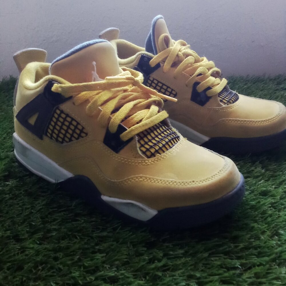 Yellow Jordans kids
